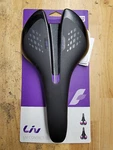 Liv Contact Slr Upright Saddle Black/purple Carbon Rail. Fixed Price $109.00.
