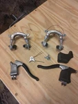 Vintage Mafac Road Bike Levers & Vtg Brakeset. Fixed Price $65.00.