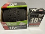 Bell Standard Mountain Bike Tire 18" 1.75-2.125" Black New Box With Tube. Fixed Price $15.99.