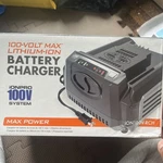 Snow Joe + Sun Certified Authentic ION100V-RCH Rapid Charger For Volt. Fixed Price $54.44.