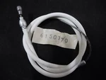 Vintage Raleigh Or Phillips Bicycle Brake Cable Rear White Ribbed 51CM/ 61CM Nos. Fixed Price $19.00.