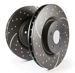 Ebc Turbo Grooved Front Solid Brake Discs For Peugeot 309 1.8 Td (89 93). Fixed Price $174.68.