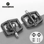 Rockbros Bike Pedals Spd Lock Non-slip Mtb 2 In 1 Dual Function. Fixed Price $35.14.