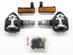 Wellgo RC-713 Clipless In Black Pedals With Cleats New Complete Set Spd. Fixed Price $19.99.