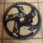 Vintage Powerlite 44T Chainring Old Mid School Bmx Bike Sprocket. Fixed Price $80.00.