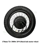 Us Stock: 170/190MM 72V 3000/5000W Hub Motor Wheel With 20*4.0INCH Fat Bike Rim. Fixed Price $549.00.
