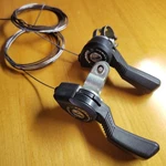 Vintage 80S Pair Of Shimano SL-MT34 Friction Thumb Shifters.. Fixed Price $24.00.