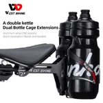 West Biking Bike Dual Water Drink Bottle Cage Holder Extension Mount Black. Fixed Price $19.78.