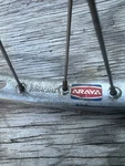 Araya 20X 1 3/8 Rim Old School Bmx Nos 36H Chrome Sealed Bearing Hubs. Fixed Price $140.00.