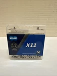Kmc X11 11-SPEED Bike Chain Silver/grey W/ Reusable 116 Links. Fixed Price $24.99.