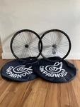 Campagnolo Bora One 35 Carbon Disc Brake Clincher Wheelset C17 New! Dark Label. Fixed Price $950.00.
