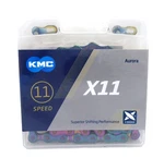 Kmc X11 Chain 11-SPEED, 118 Links, Aurora. Fixed Price $66.95.