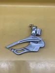 Silver Shimano FD-6603 Triple Brace-on Front Derailleur. Fixed Price $48.00.