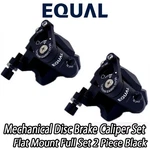 Growtac Equal Mechanical Disc Brake Caliper Flat Mount Full Set 2 Piece Black. Fixed Price $275.00.