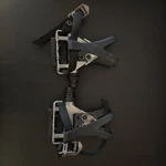 Wellgo LU961 Alloy Road Pedals Silver With Clips And Straps. Fixed Price $30.00.