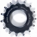 Soma Track Kog 15T 1/8" Crmo Threaded Cog, Black, Cnc Machined For Fixed. Fixed Price $16.98.