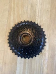 Sun Race MFM300 7-SPEED Steel Cassette 14-34T With Composite Spacers. Fixed Price $22.00.