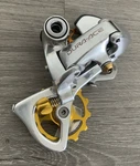 Shimano Dura Ace Rear Derailleur Long Cage Model 7700 Alloy Wheels 10 Or 9 Speed. Fixed Price $150.00.