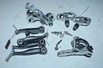 Shimano Promax Groupset Front Rear Derailleurs Brakes Pedals FD-M599-10 PD-A520. Fixed Price $79.37.