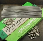 Nos Dt Champion 15G 1.8MM Spokes & Nipples Vintage Road Bike Wheel Tour Bicycle. Fixed Price $32.00.