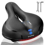 Comfort Bike Seat Women Men,wide Bicycle Saddle Replacement Memory Foam P.... Fixed Price $31.45.