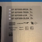 Shimano ST-EF500 3X7 Speed Shift Lever Set Black, 7R2A L2A, V-brake Pair. Fixed Price $25.00.