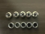 New Bicycle Chrome Chainring/chainwheel Bolts Fits Sram Shimano Sugino Suntour. Fixed Price $15.00.