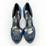 Badgley Mischka Heels Womens Size 8.5 Light Blue Salsa Vansat Formal Wear. Fixed Price $45.00.