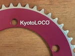 Nos Sugino Kyotoloco Zen Messenger Chainring 46T 130BCD 1/8" Red Track Fixie. Fixed Price $148.00.