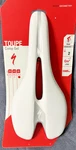New White Specialized Toupe Comp Gel 130MM 257 Road Saddle. Hollow Cromo. Fixed Price $180.00.