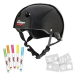 Triple Eight Wipeout Dry Erase Helmet - Youth 2026 Large / Black. Fixed Price $31.99.