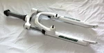 Sr Suntour SF8 M2025 Suspension Mtb Fork, 26". 1-1/8" Threaded Steer Tube, White. Fixed Price $49.99.