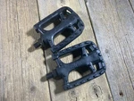Vintage Bike Bicycle Old School Bmx Pedals 1/2 Wellgo LU-883 Black Used Taiwan. Fixed Price $27.99.