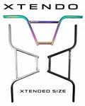 Xtendo Old-school 4-PIECE Bmx Chromoly Freestyle Bars 22.2MM Handlebar Clamp.. Fixed Price $79.99.