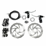 Bluesunshine Front And Back Disk Brake Kit - 160MM For 80CC Gas Motorized. Fixed Price $40.69.
