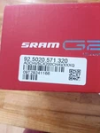 Sram G2 Ultimate Rear Brake And Caliper Hydraulic Disc Carbon Lever. Fixed Price $220.00.