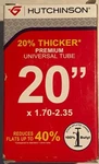 Hutchinson Premium 20" Universal Bicycle Tube 20% Thicker Brand New. Fixed Price $8.89.