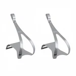Mks Steel Toe Clips Large Chrome. Fixed Price $23.29.
