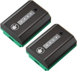 2-PACK Usb-c Rechargeable Li-ion 2600MAH NP-FZ100 2X Battery For Sony A7III New!. Fixed Price $24.99.
