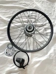 Shimano Nexus Inter 8 Hub Iso 451 Wheel, Revo Shifter, 3 Sprockets. Fixed Price $125.00.