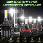 8X Front Led Hid Headlights Daytime Fog Bulbs For Honda Odyssey 2011-2017. Fixed Price $36.39.