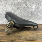 Vintage Persons Bicycle Saddle Seat Black Balloon Tire Cruiser Bike Spring. Fixed Price $93.99.