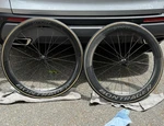 Bontrager Aeolus Rsl 51/62 Mixed Depth Wheel Set W/ Shimano Free Hub. Fixed Price $1050.00.