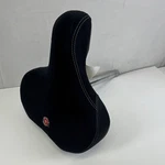 Schwinn Wide Black Bicycle Saddle With Seatpost, Model SW75322, Universal Fit. Fixed Price $20.00.