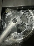 Old SCHOO1989 Road Bike Crankset Shimano Exage Motion 51-20-650 FC-A250 170 Mm. Fixed Price $100.00.