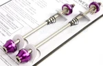 Halo Hex Key 100/135MM Bolt-on Skewer Set Purple Front/rear Road Track Bike. Fixed Price $23.50.