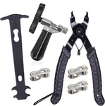 Aunocy Bike Chain Removal Tool Bicycle Repair Kit Big, Black. Fixed Price $19.49.