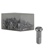 Dt Swiss Brass Spoke Nipple 2.0 14MM Silver Box Of 100. Fixed Price $19.80.