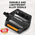 Mongoose Mountain Bike Pedals Alloy Black/blue Set 2. Fixed Price $55.98.