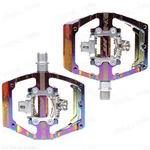 Ht Components X2-SX Pedals Oil Slick Bmx Style Clipless Bicycle Platform Crmo. Fixed Price $134.95.